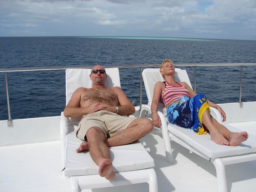 Sun Deck - Stingray Maldives