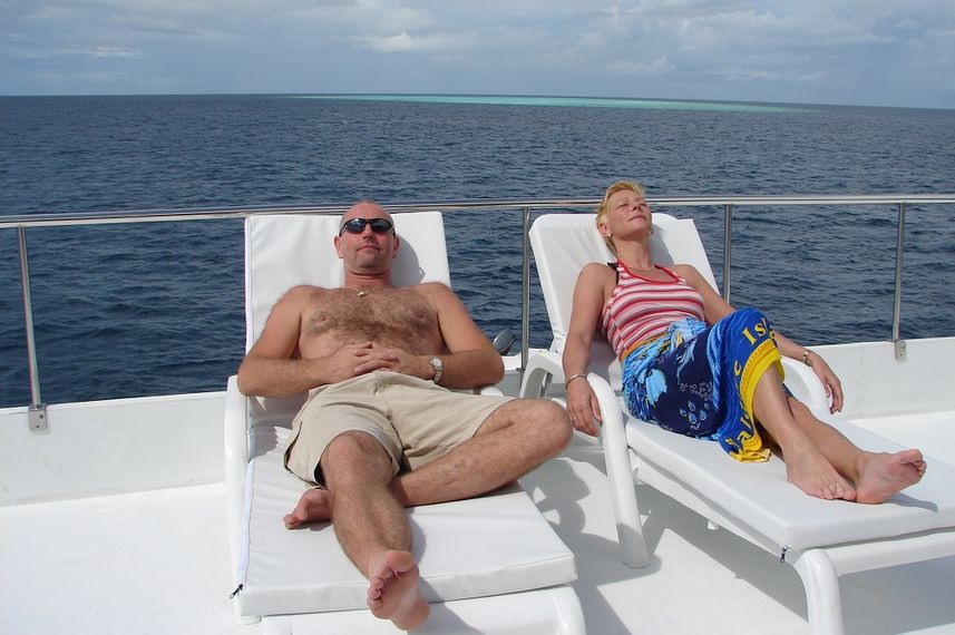 Sun Deck - Stingray Maldives