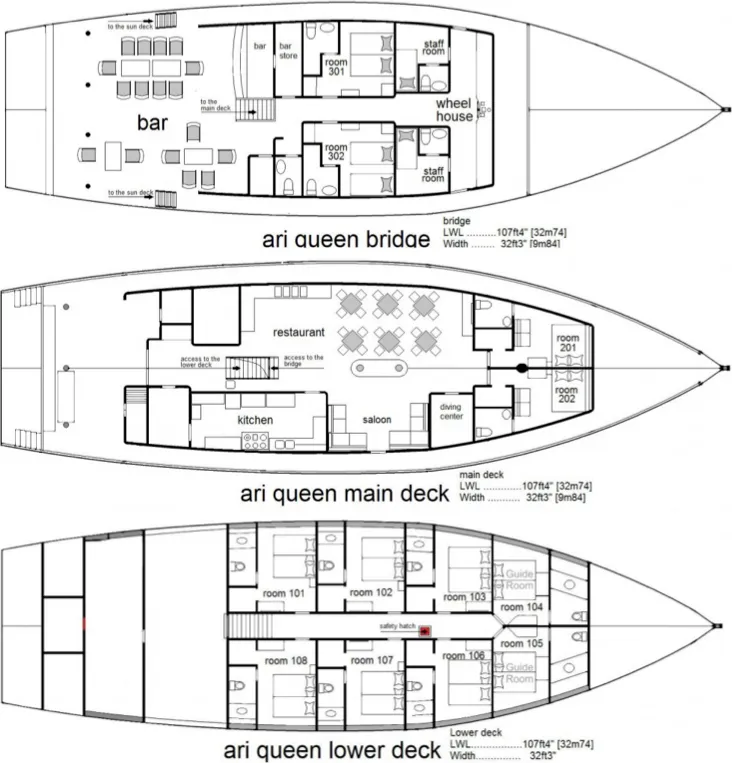Ari Queen Deck Plan floorplan