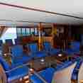 Open air dining area - MV Ari Queen