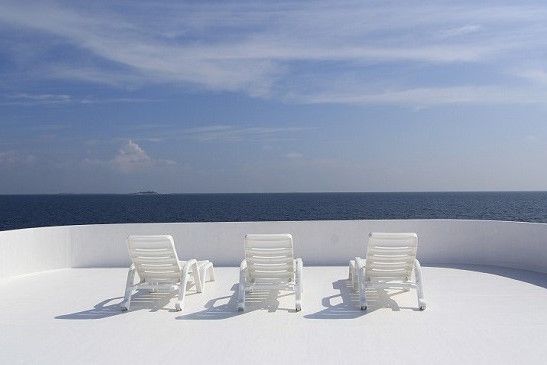 Sun deck - MV Ari Queen