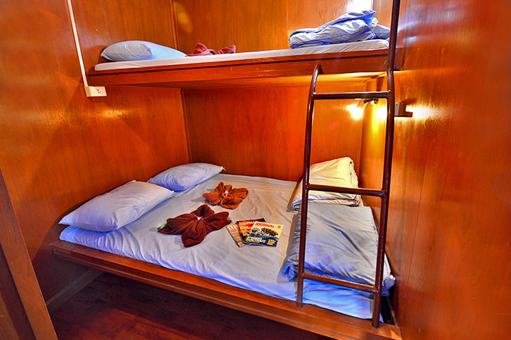 Twin Bunk Cabin (non en-suite)