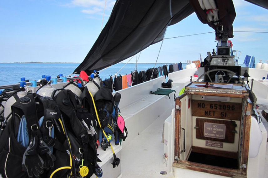 Dive deck - Blackbeards Morning Star