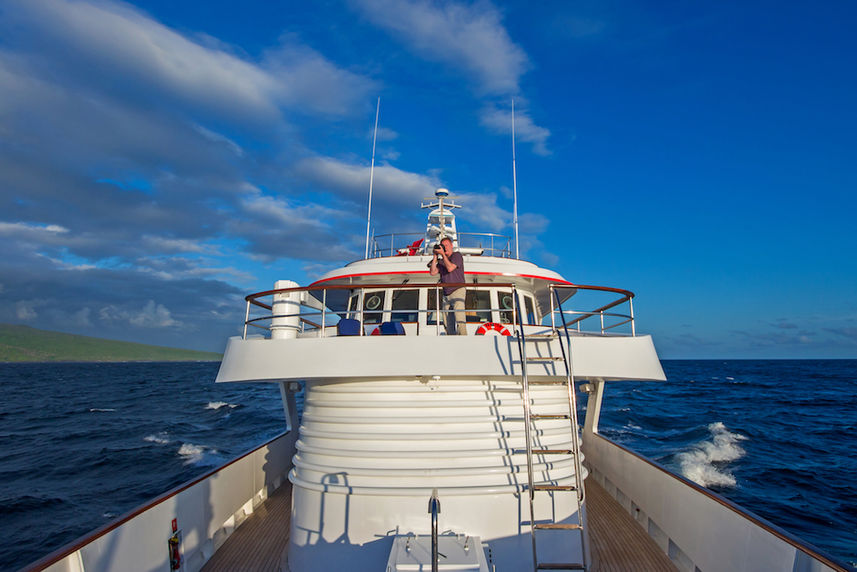 Observation deck - MY Passion Galapagos