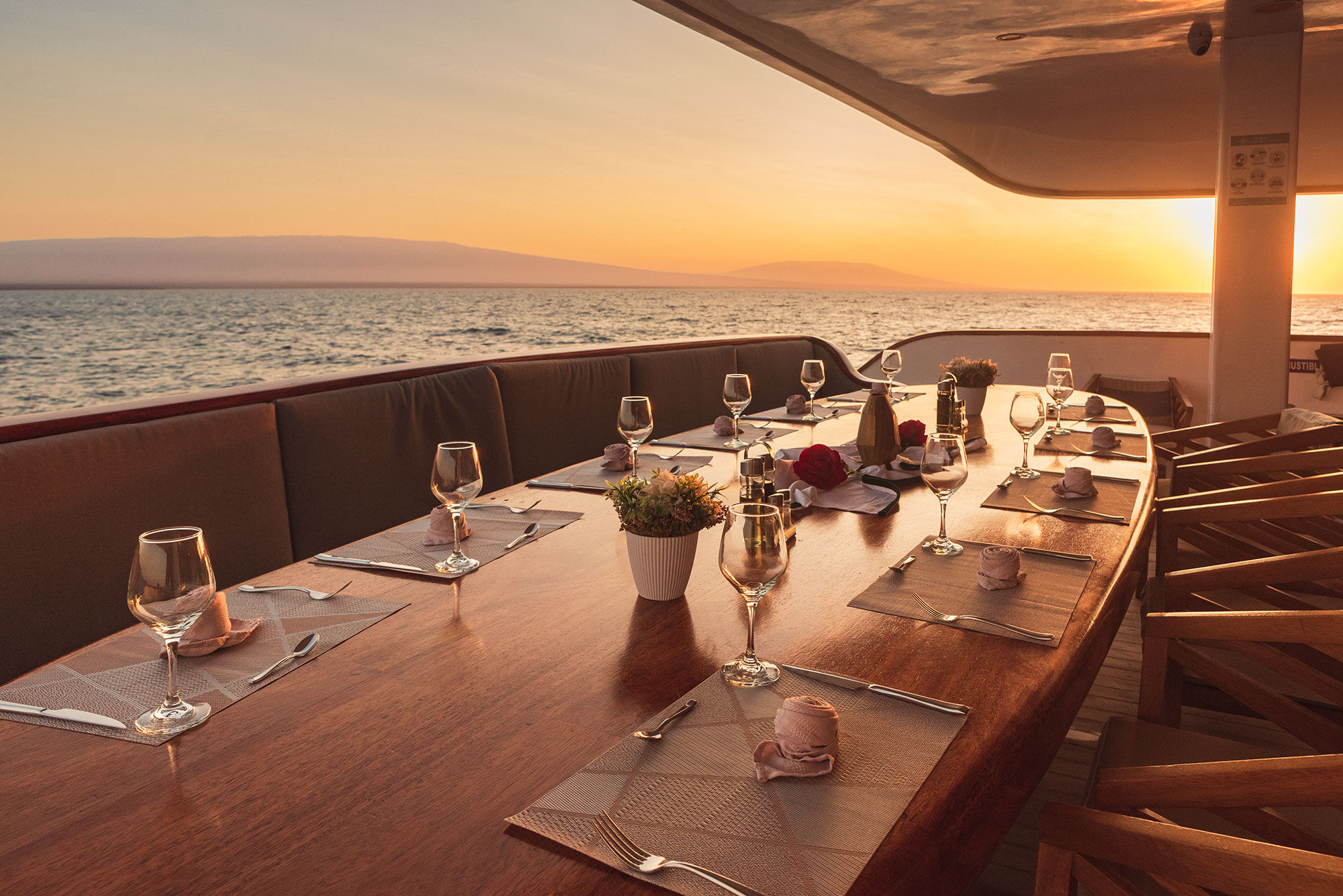 Dîner à l'extérieur - Galapagos Sea Star