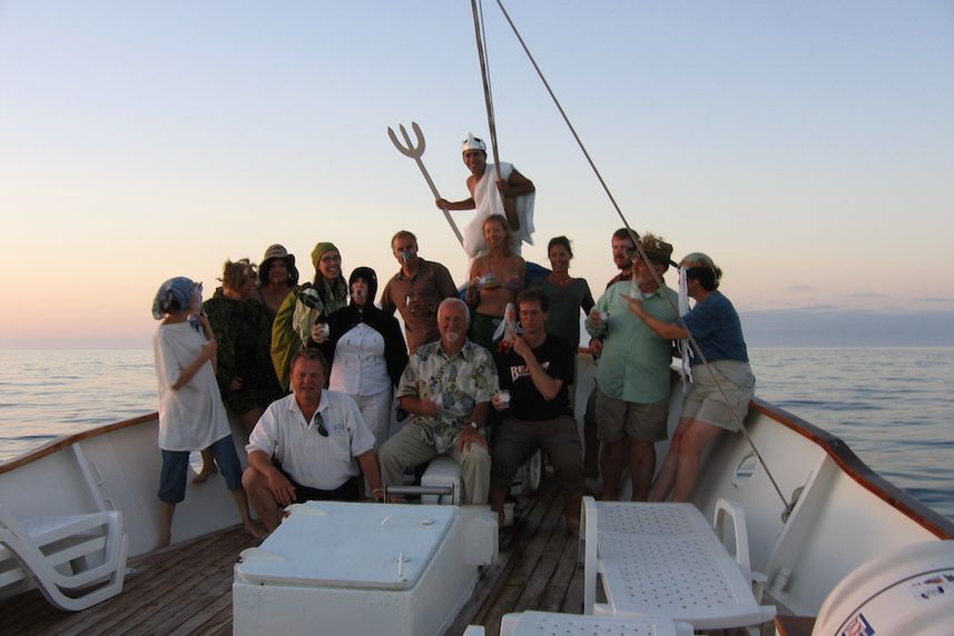 Make fast friends aboard the Samba Galapagos