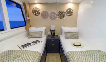 Upper Deck Twin Cabins