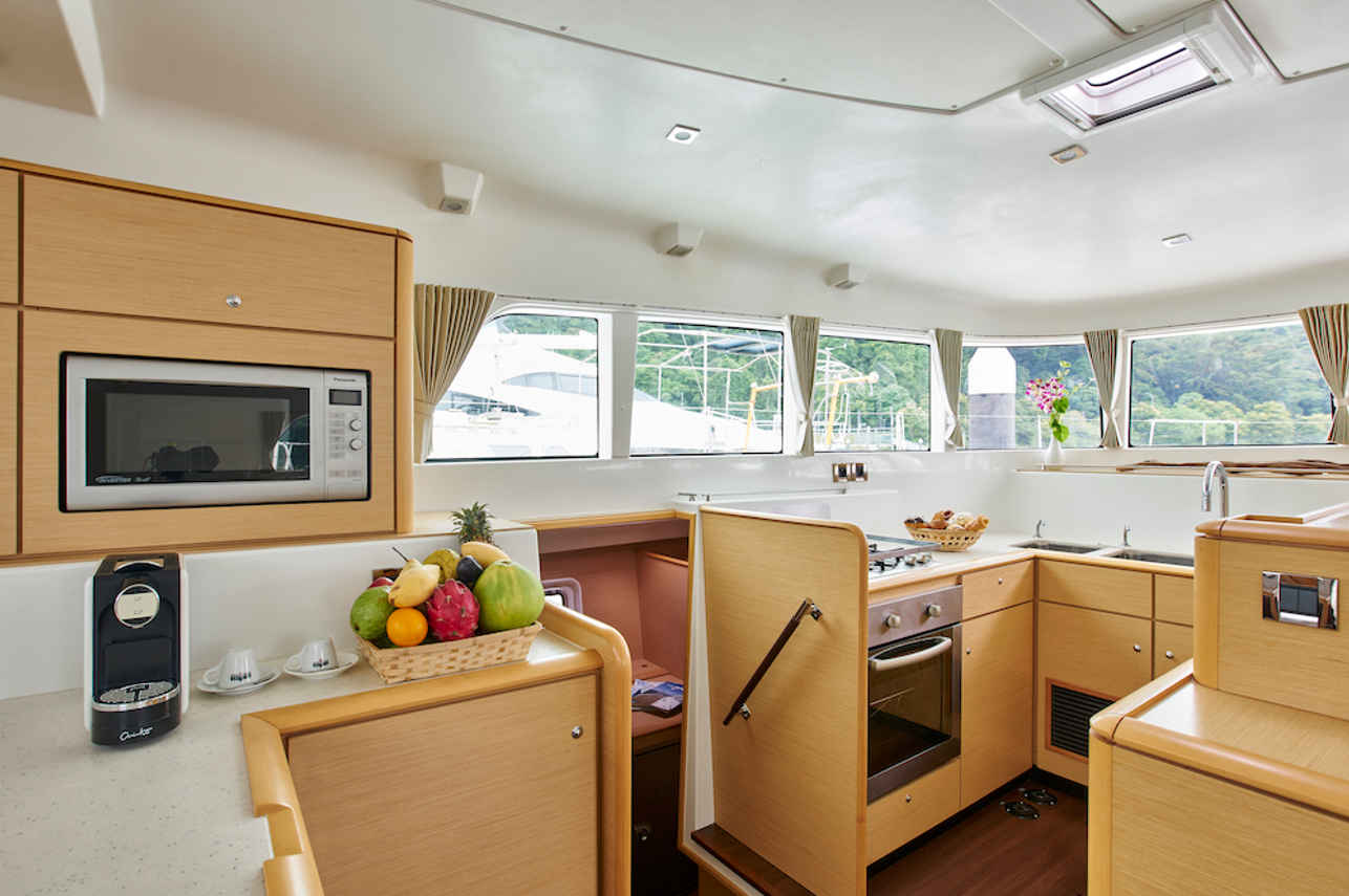 Galley area - Meltemi, Myanmar