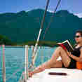 Take in the views and relax on board Meltemi, Myanmar