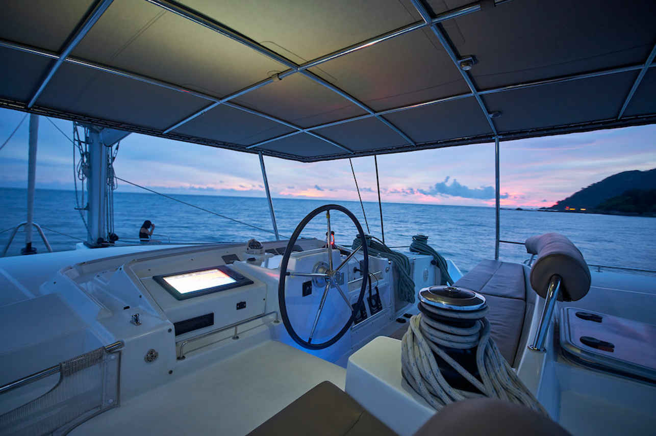 Upper deck - Meltemi, Myanmar