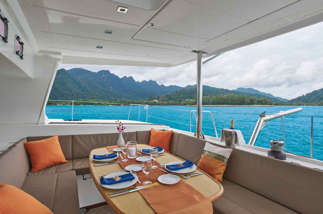 Shaded areas to sit and relax - Meltemi, Myanmar