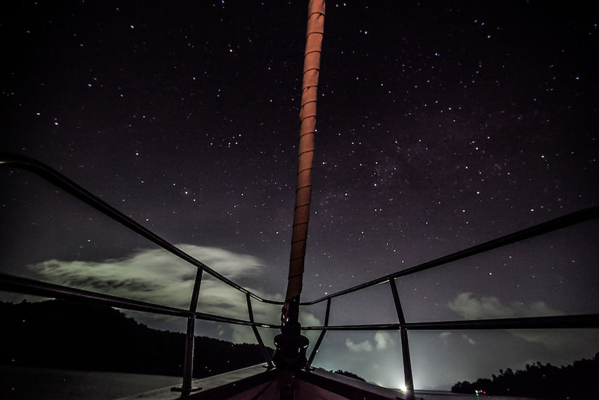 Under a clear night sky - Meta IV, Myanmar