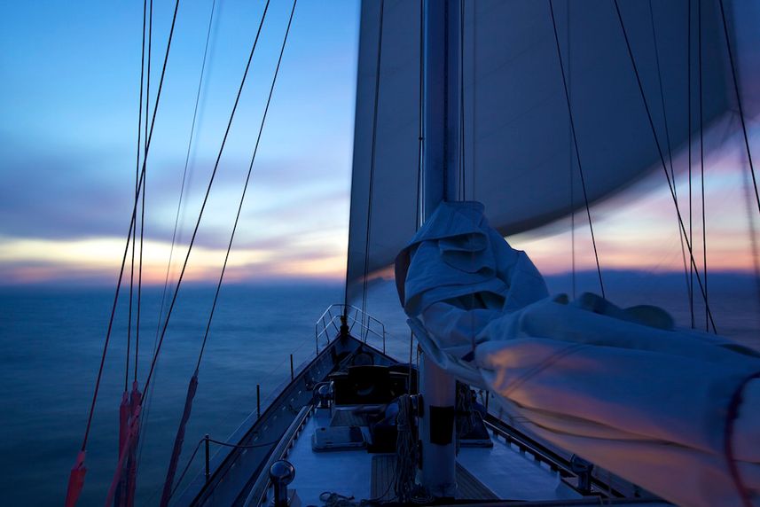 The end of another amazing day on board Meta IV, Myanmar