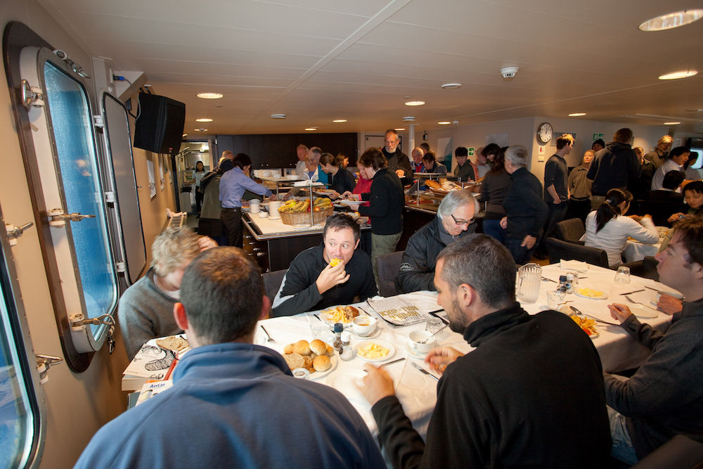 Dining area - MV Plancius