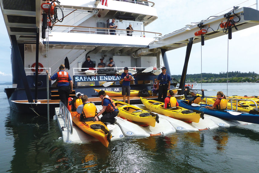 Kayak Launch - Safari Endeavour