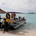 Beach landing in Mexico