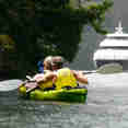Kayaking down Chagres River