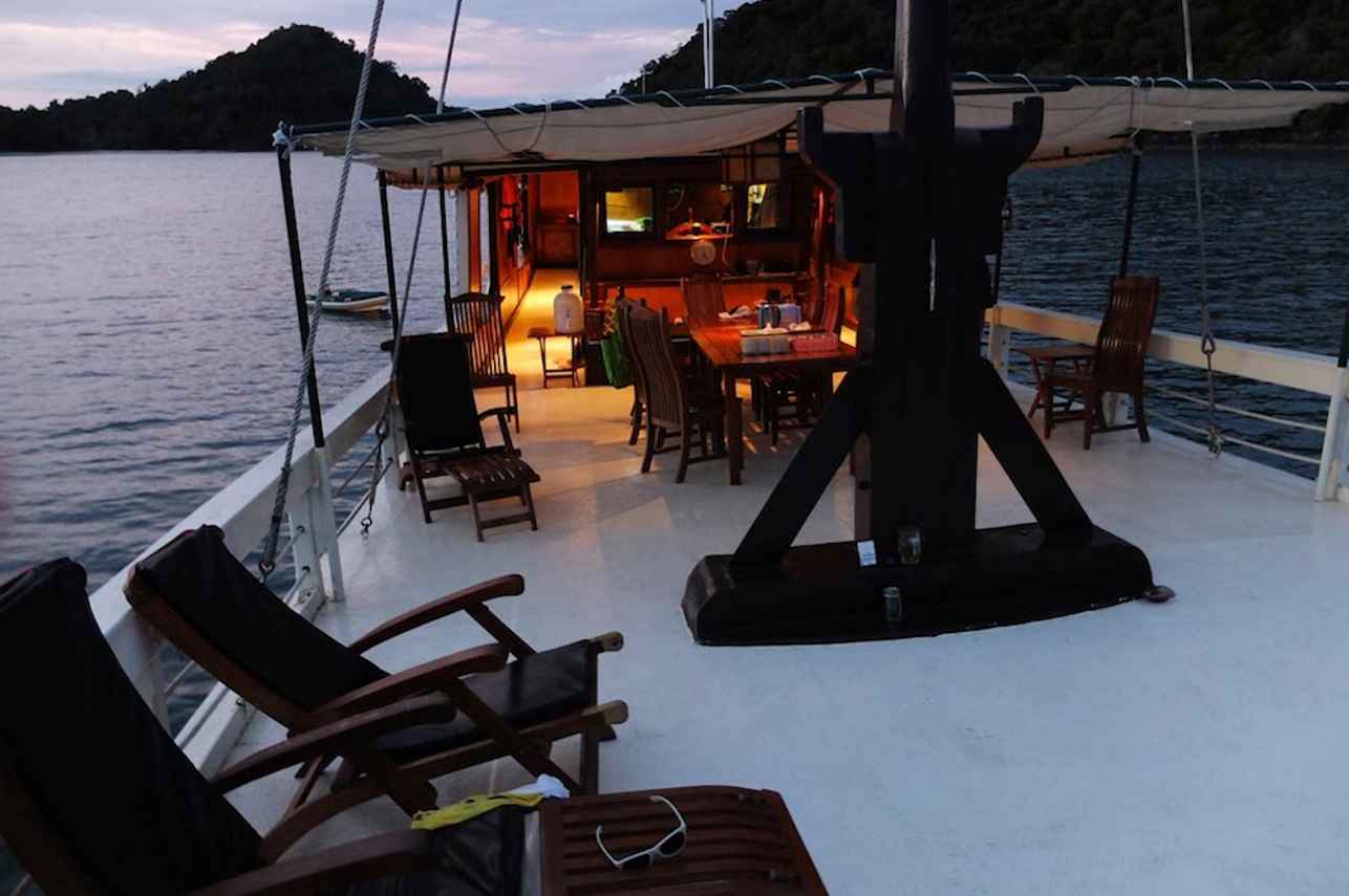 Sun Deck & Dining - Sea Gipsy Myanmar