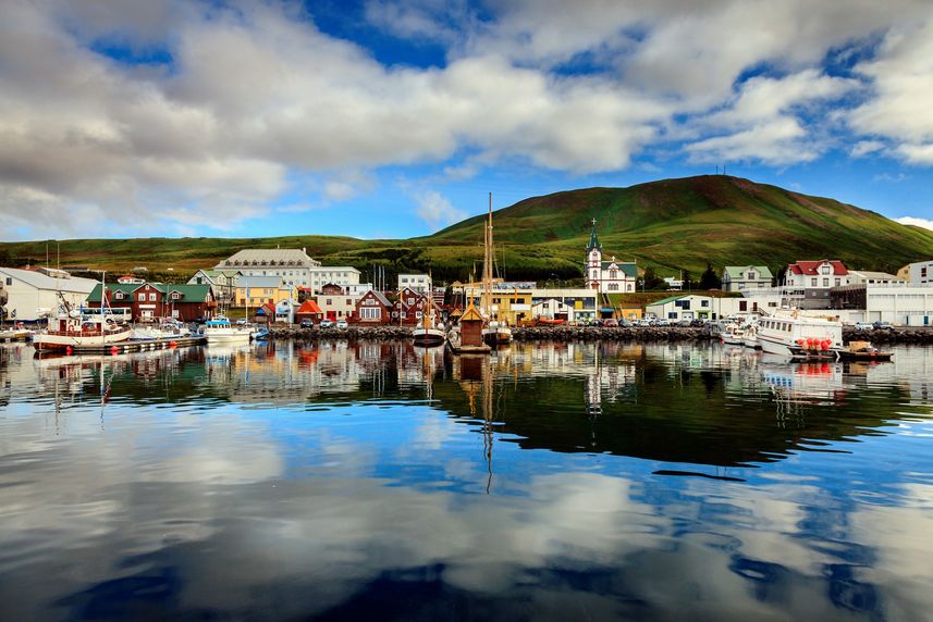 Husavik Harbour - Northern Iceland