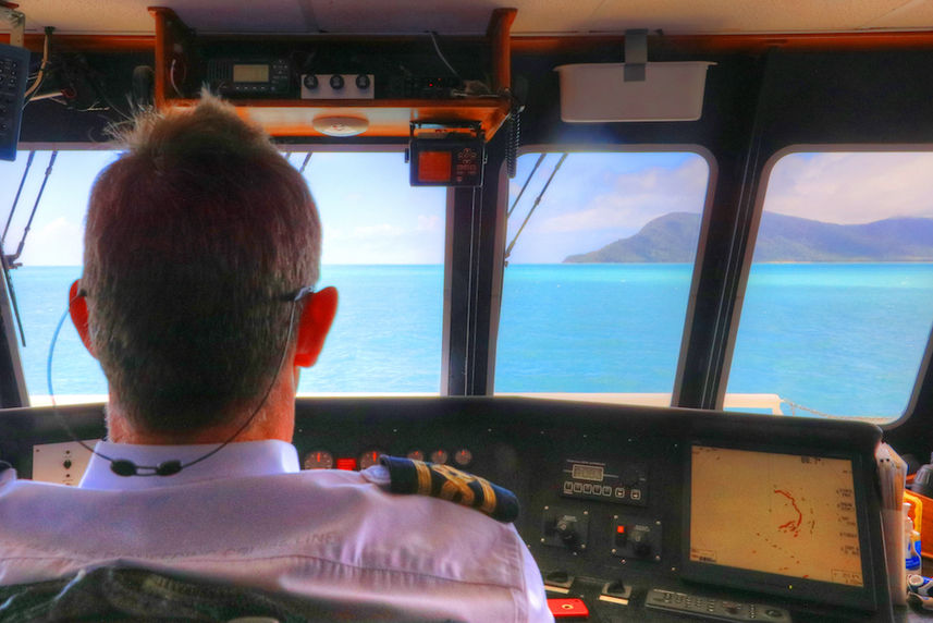 View from the Bridge - Coral Expeditions II