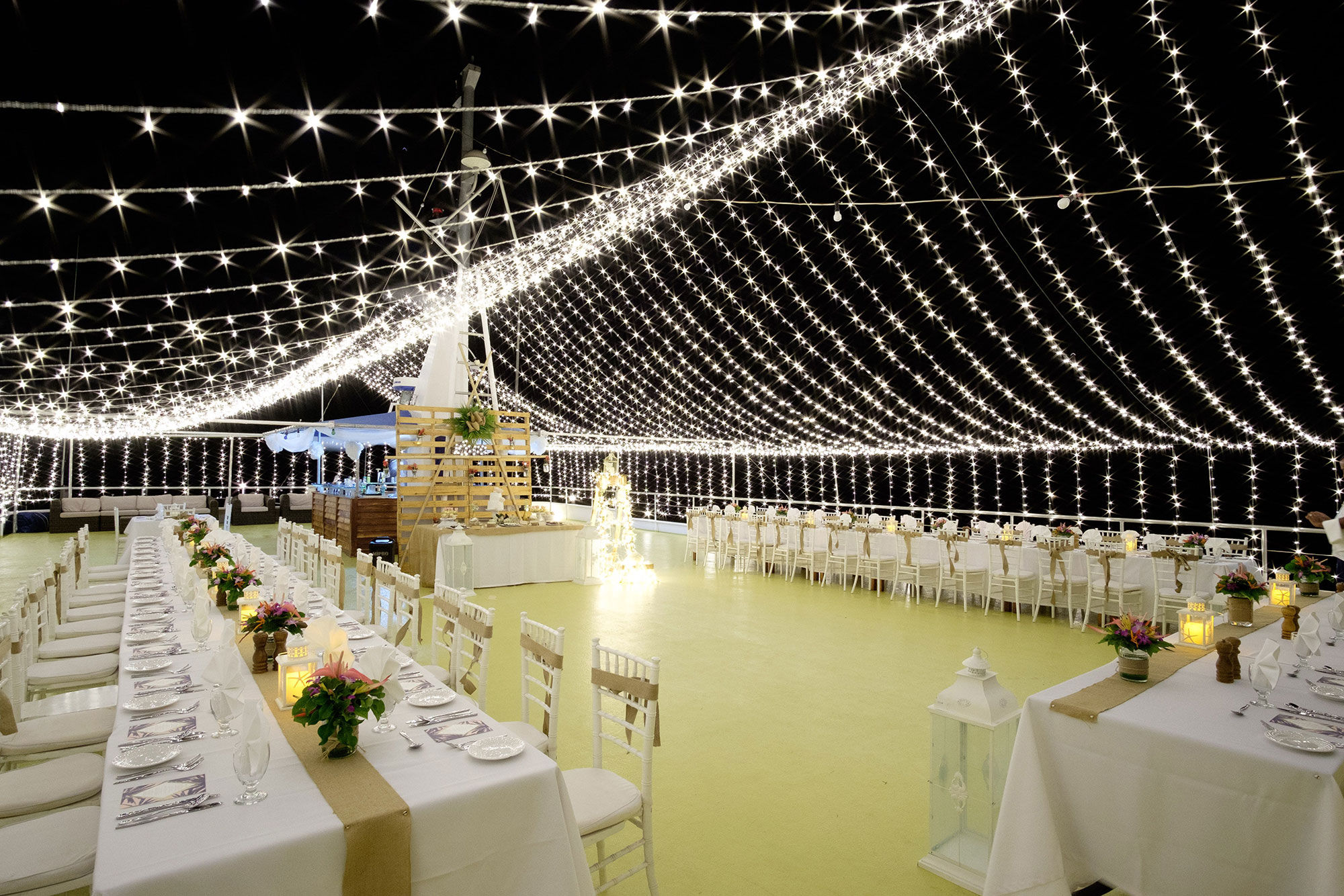 Sky Deck Wedding Set-up