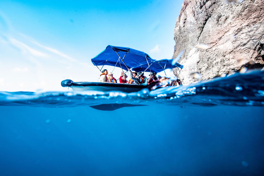 Glass bottom boat