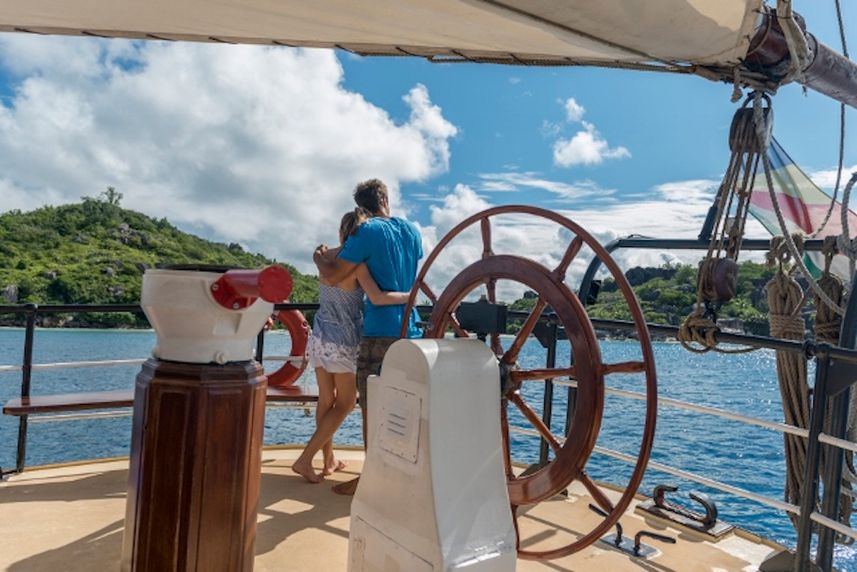 Enjoying the beautiful Seychelles views - Sea Pearl Cruise