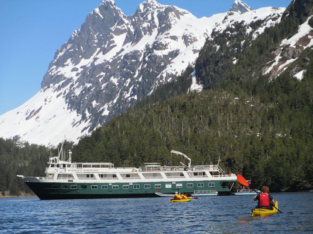 Wilderness Adventurer and Beautiful Alaskan Scenery
