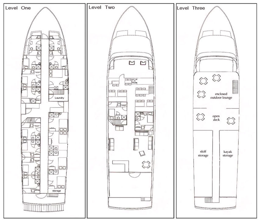 Island Spirit Deck Plan floorplan