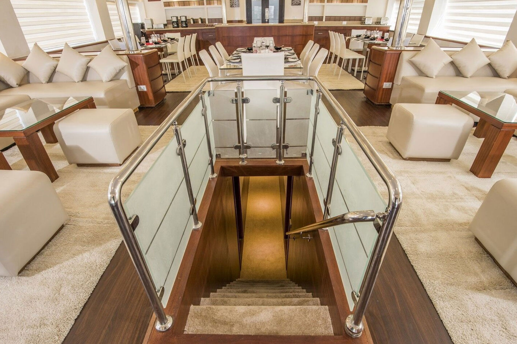 Salon interior - Maldives Aggressor II