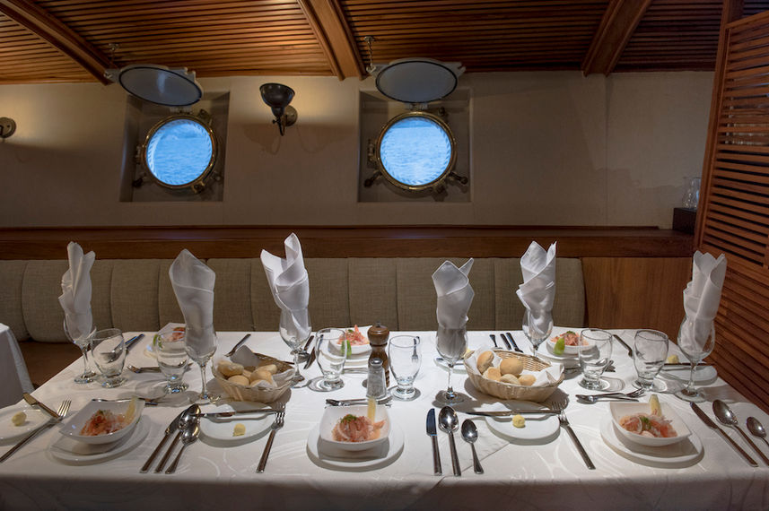 Sala da pranzo - Galapagos Legend