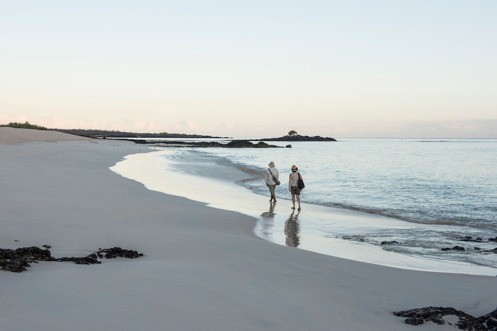 Beach walks in the Galapagos