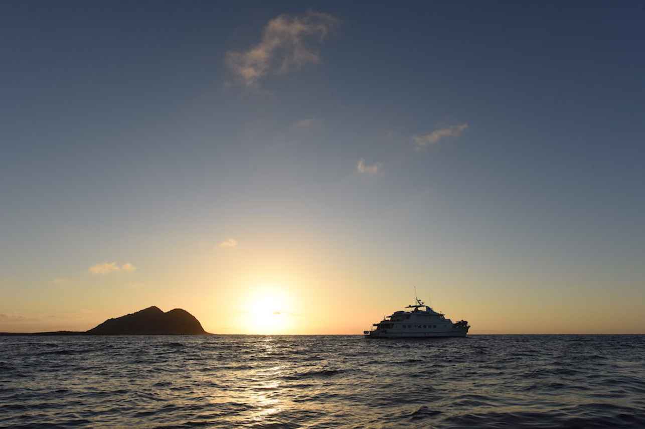 Sunset in the Galapagos