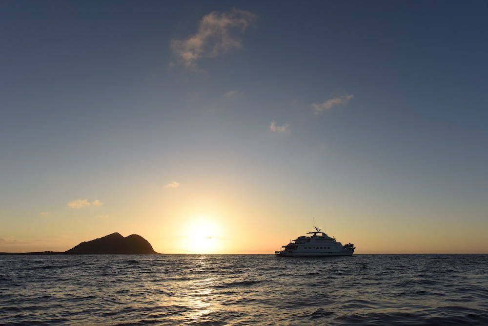 Sunset in the Galapagos