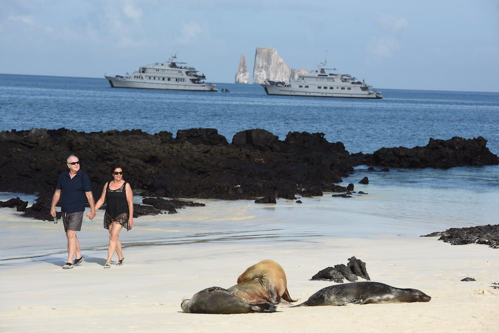 Beach walks in the Galapagos