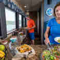 Buffet Area - Roatan Aggressor