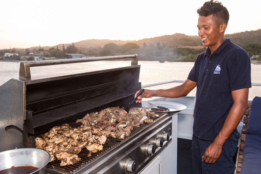 Comida a bordo - Roatan Aggressor