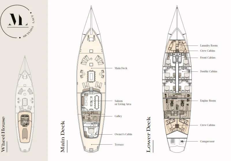 disposizione del ponte