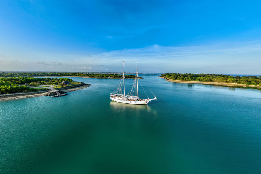 Zicht van boven - Mutiara Laut