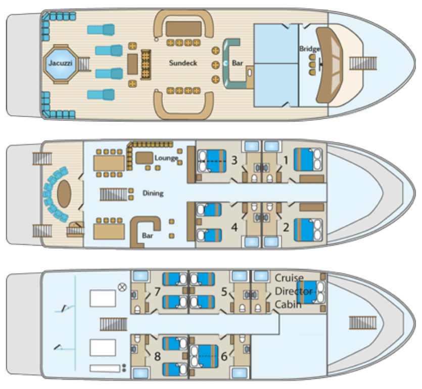 Majestic Explorer Deck Plan floorplan