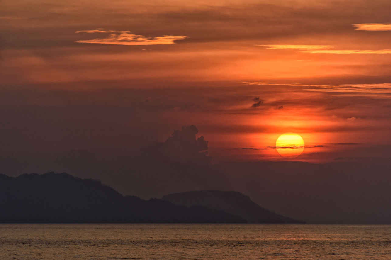 Coucher de soleil  - Mari