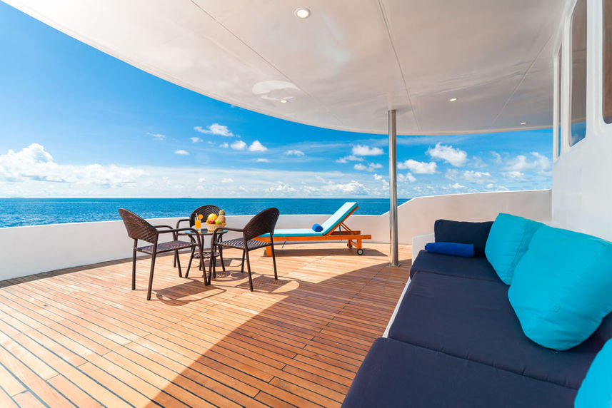 Shaded sundeck - Seafari Explorer Maldives