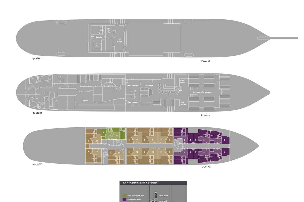 Rembrandt van Rijn - Deck Plan