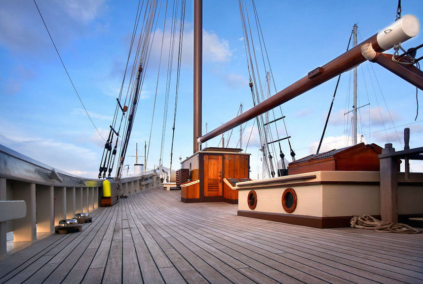 Deck Area on the Emperor Raja Laut