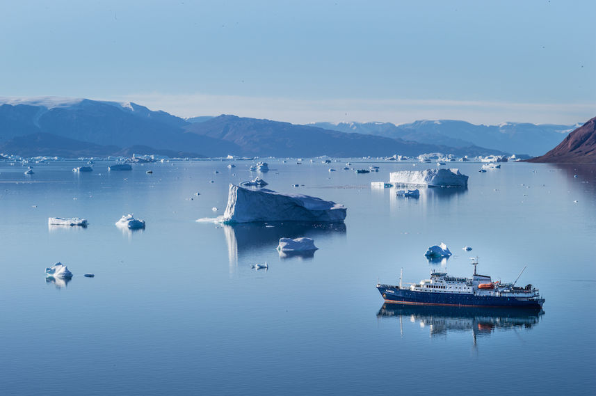 Plancius in North-East Greenland