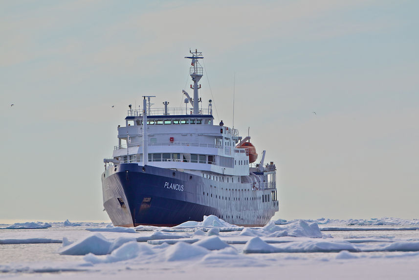 Plancius in Spitsbergen