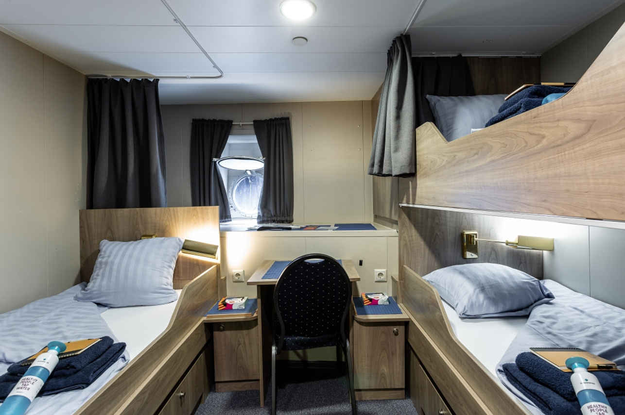 Triple Porthole Cabin