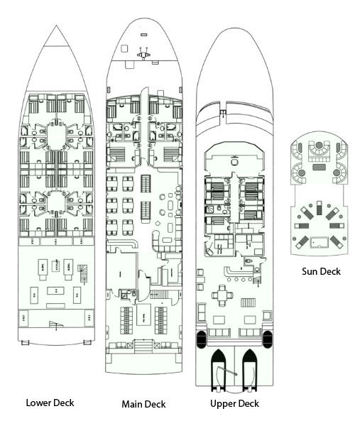 Deckplan - Royal Evolution Egypt floorplan