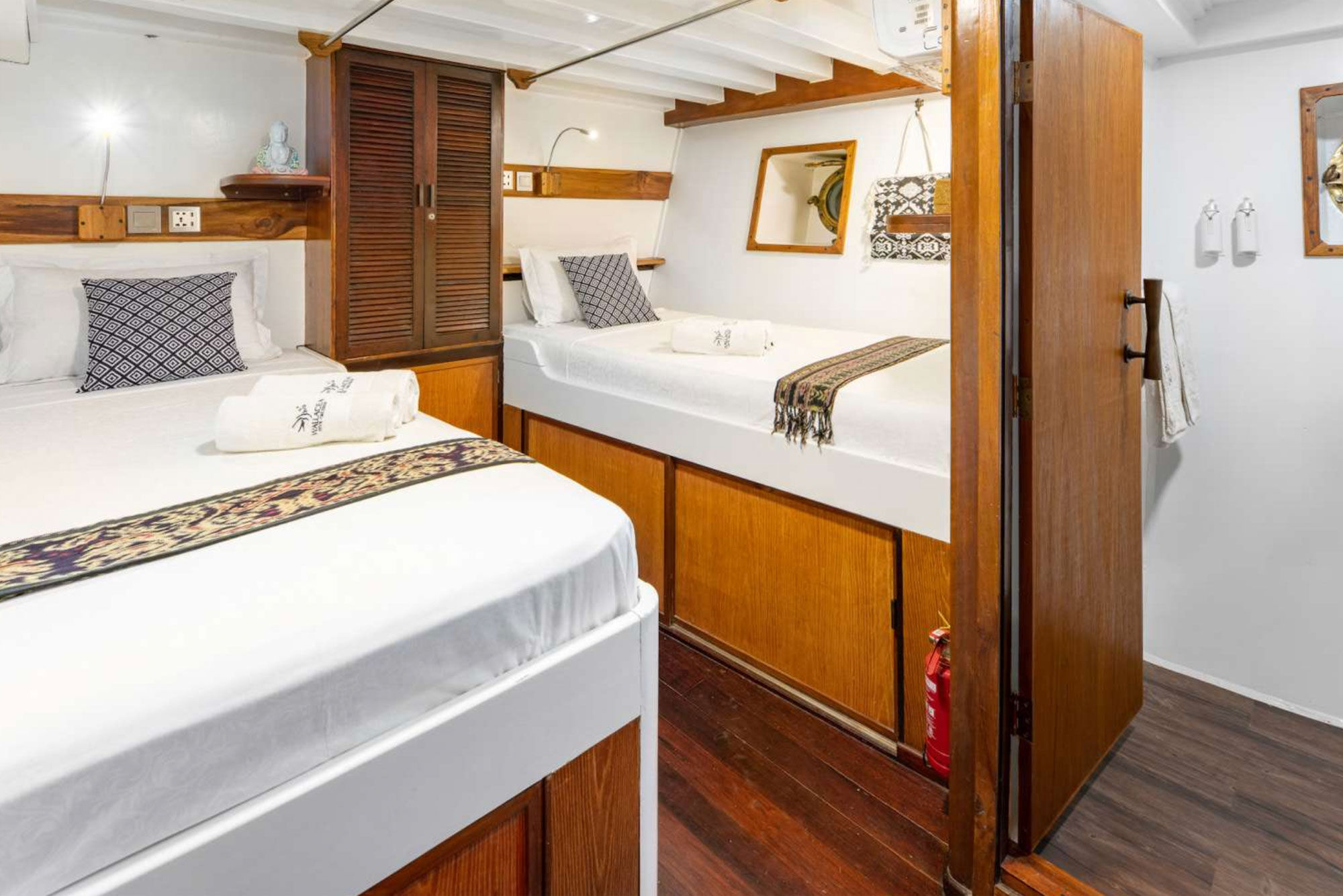 Twin Bed Lower deck