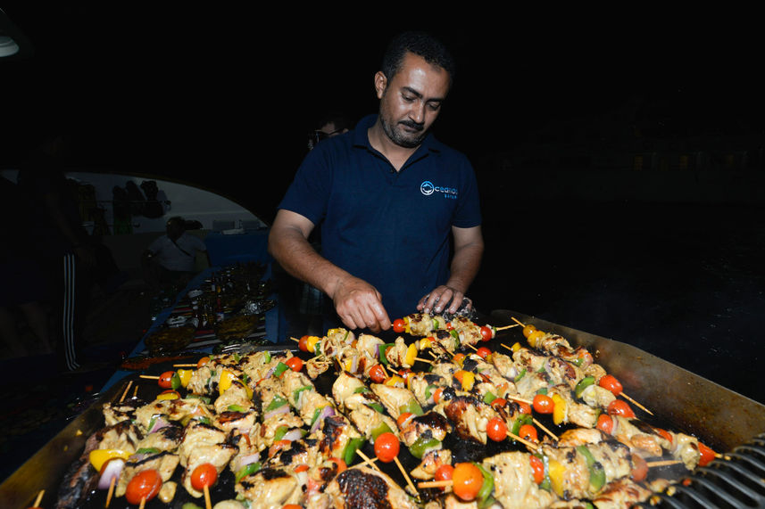 Comida a bordo - Oceanos